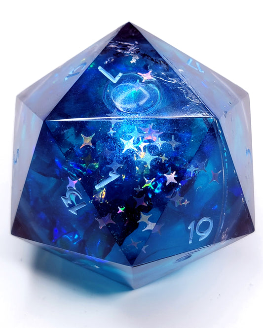 Liquid Core Night Court 60mm - Chonk D20 | Handcrafted Dungeons and Dragons Dice