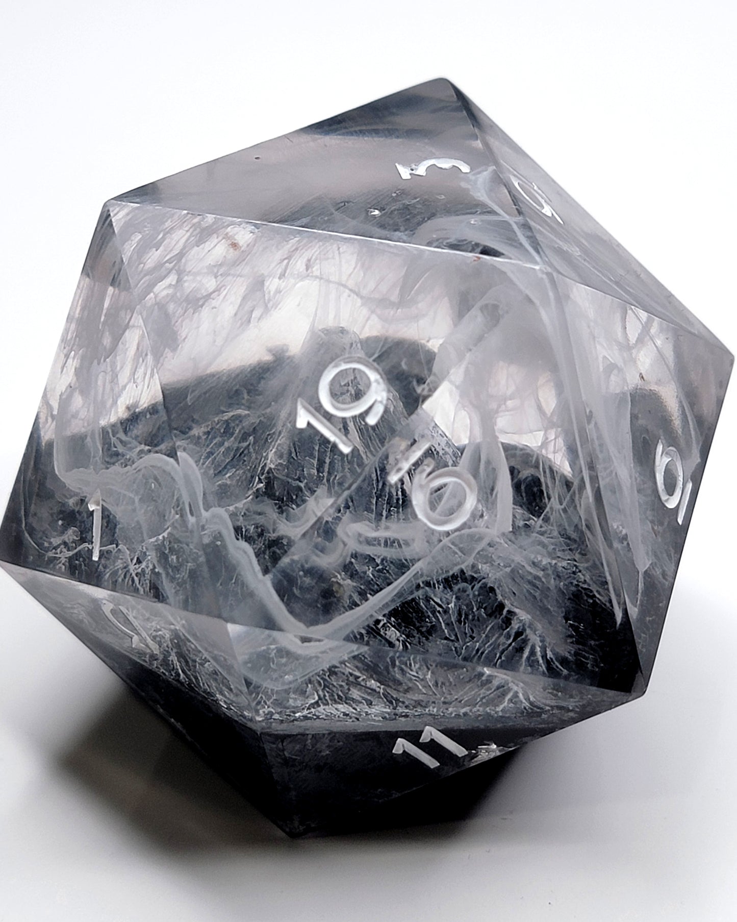 Misty Mountain 60mm - Chonk D20 | Handcrafted Dungeons and Dragons Dice