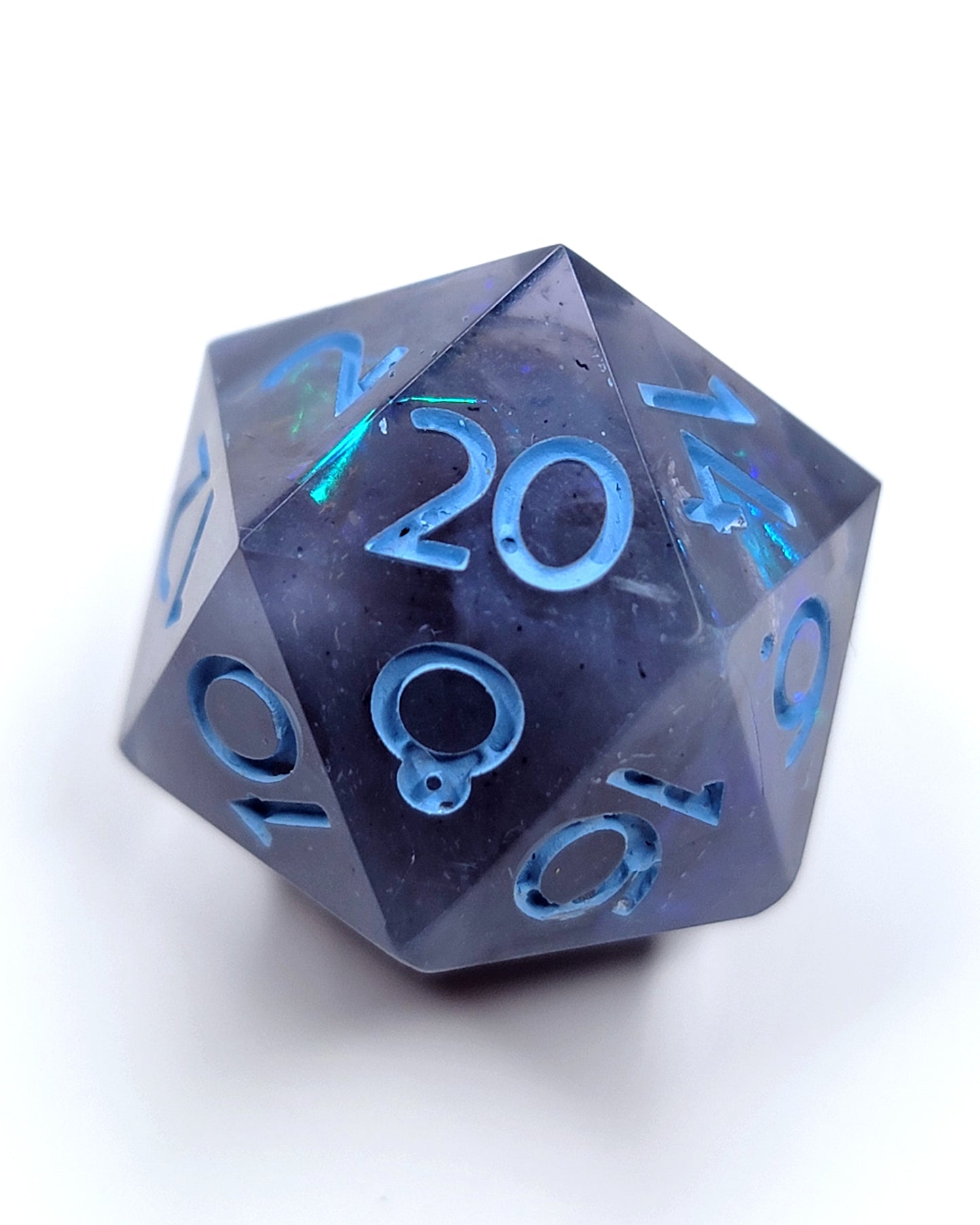 Sorrengail -1 D20 | Handmade Dice | Hand Crafted Dungeons and Dragons Dice
