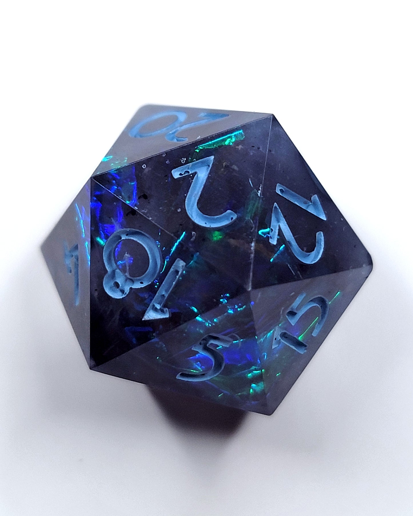 Sorrengail -1 D20 | Handmade Dice | Hand Crafted Dungeons and Dragons Dice