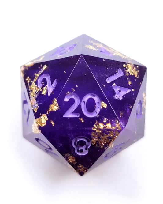 Royal Burden -1 D20 | Handmade Dice | Hand Crafted Dungeons and Dragons Dice