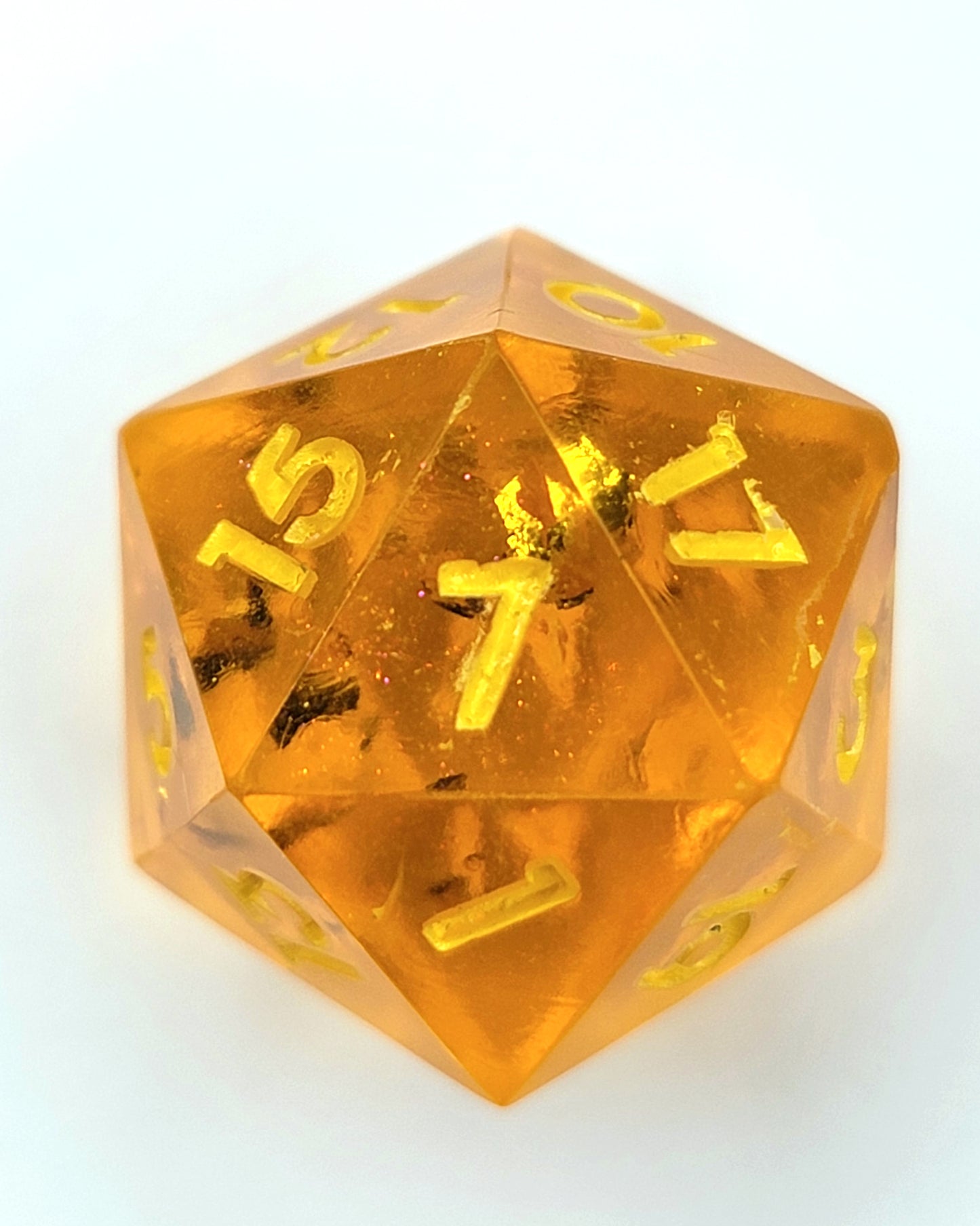 The Spark-1 D20 | Handmade Dice | Hand Crafted Dungeons and Dragons Dice