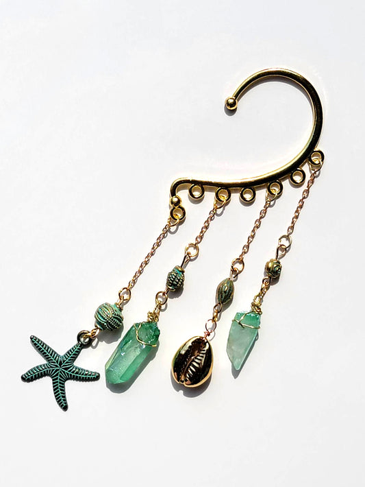 Deep Sea - Ear Cuff | Handmade Dice Jewelry