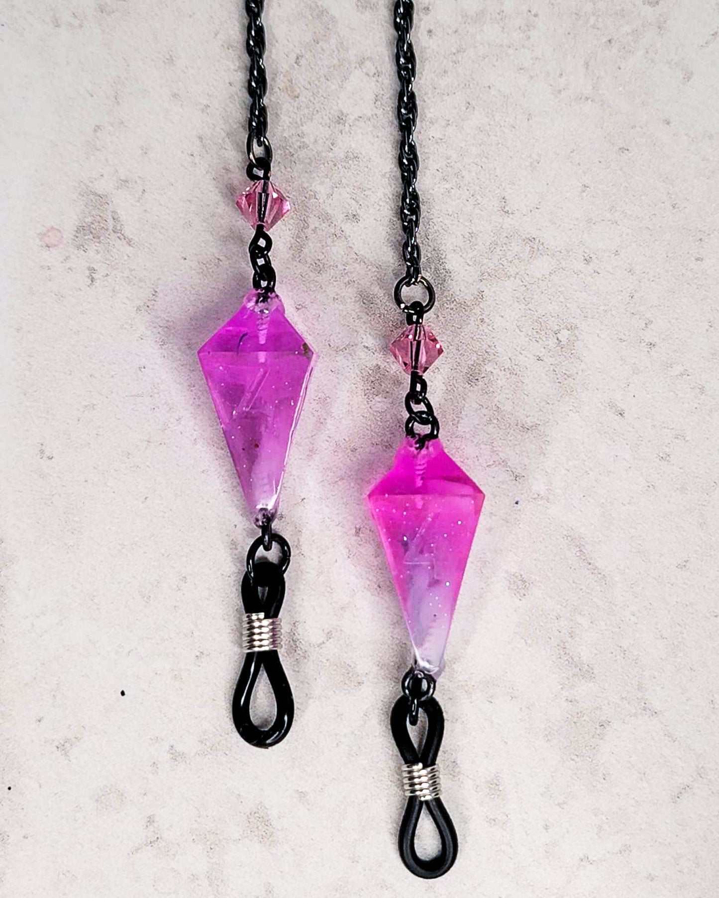 Pastel Bite - D4 Dice Glasses Chain