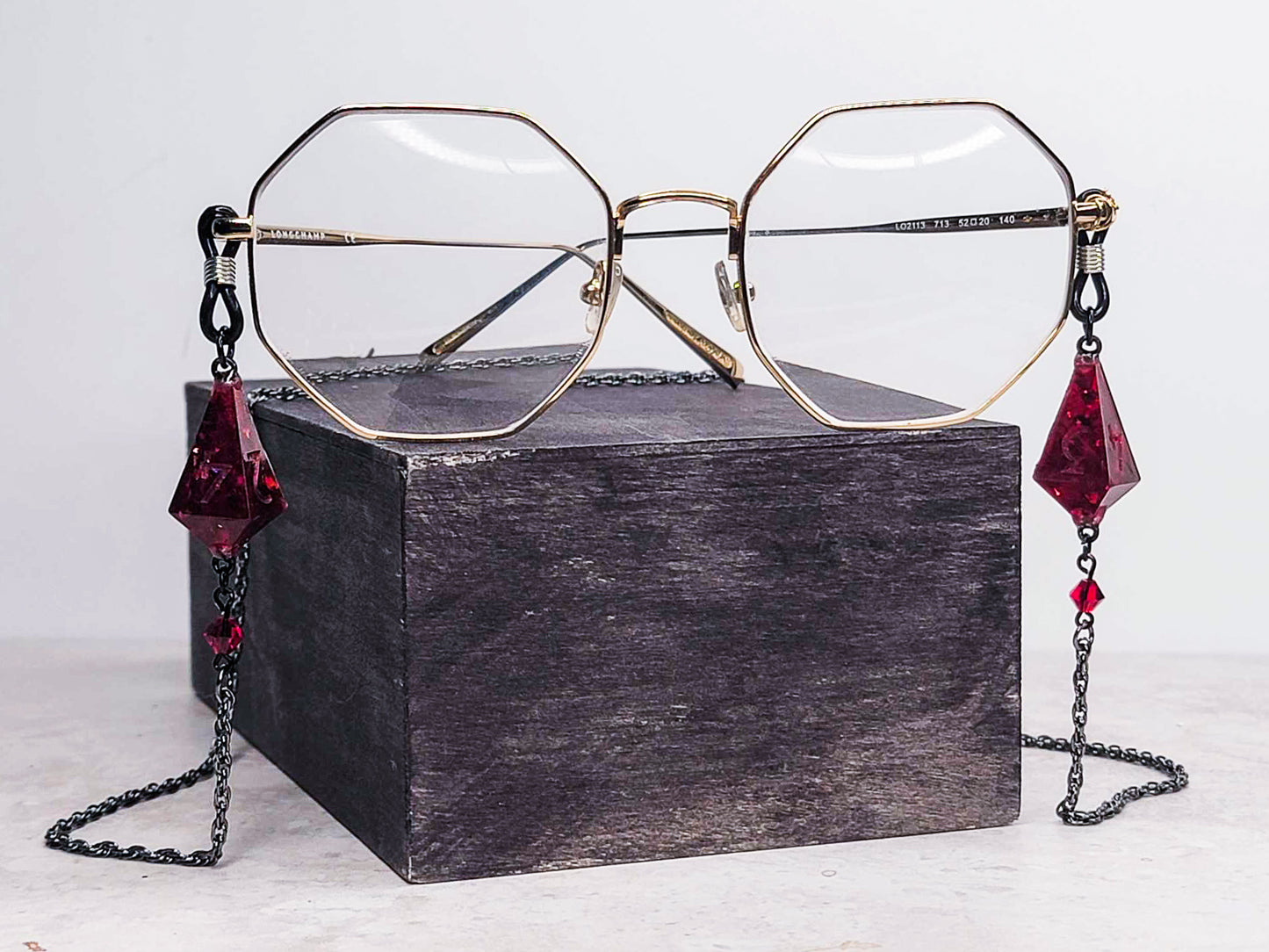 Vampire Bite - D4 Dice Glasses Chain