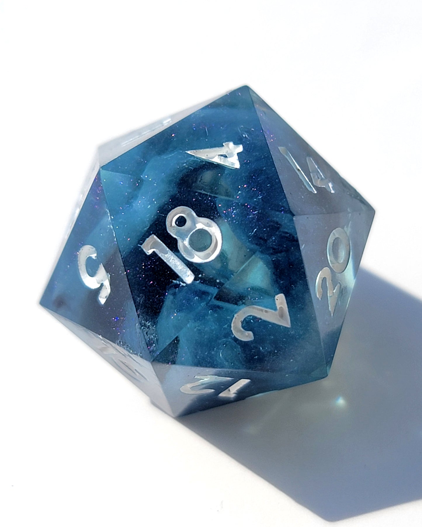 Lagoon of Stars - D20 D&D Dice| Hand Crafted Dungeons and Dragons Dice