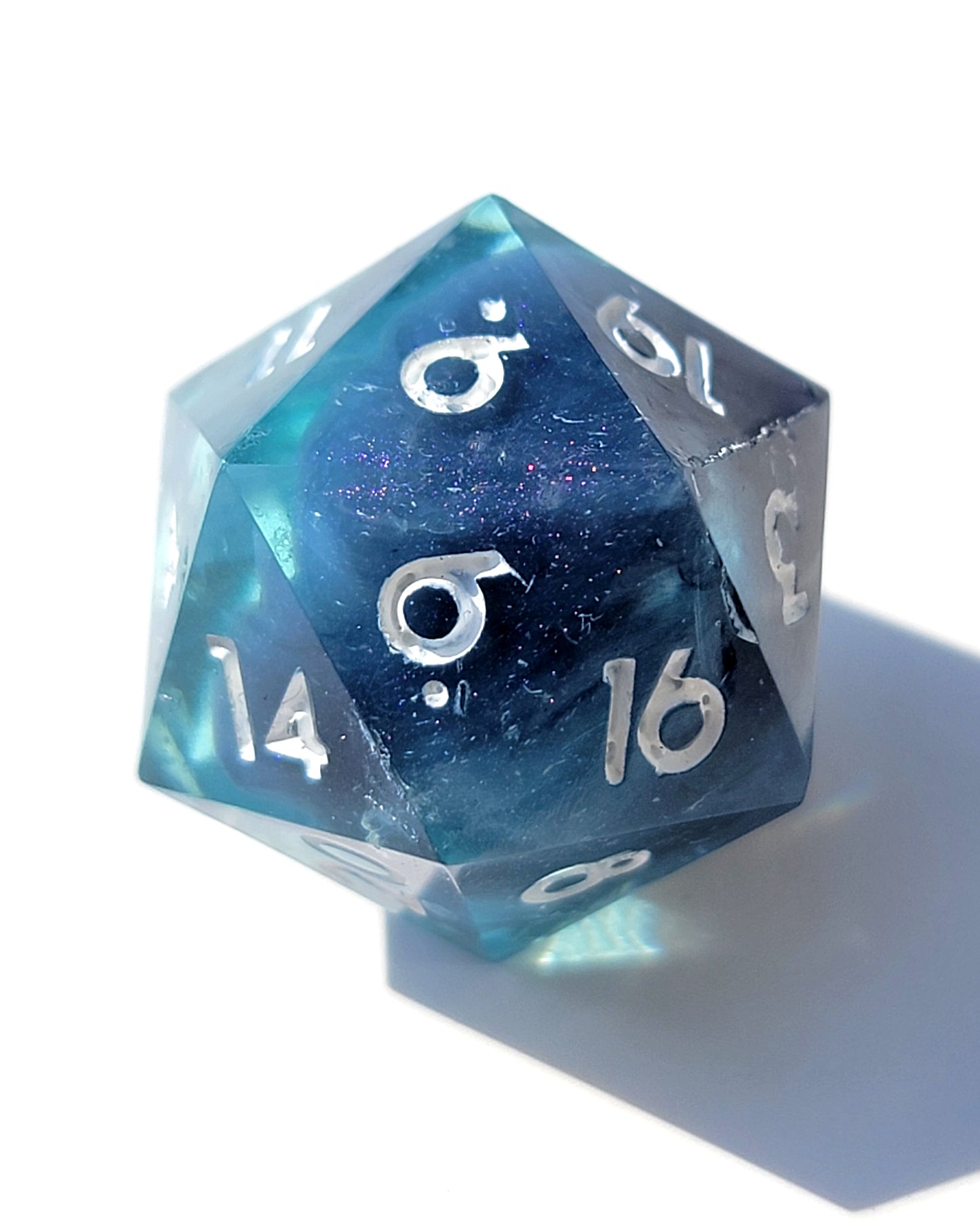 Lagoon of Stars - D20 D&D Dice| Hand Crafted Dungeons and Dragons Dice