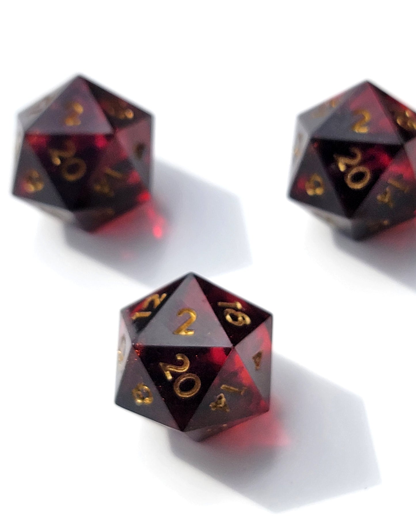 Tears of Wrath - D20 D&D Dice| Hand Crafted Dungeons and Dragons Dice