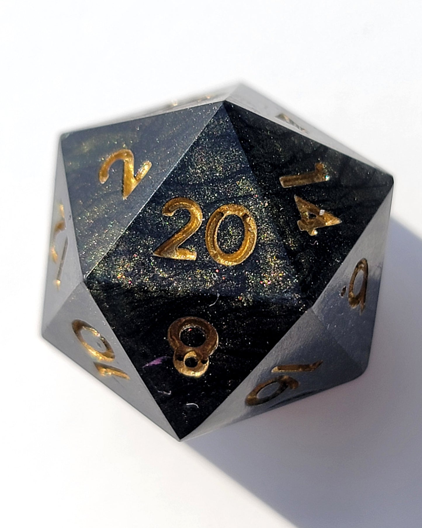 Nelka - Single D20 | Handcrafted D20 | Hand Made dungeons and dragons dice