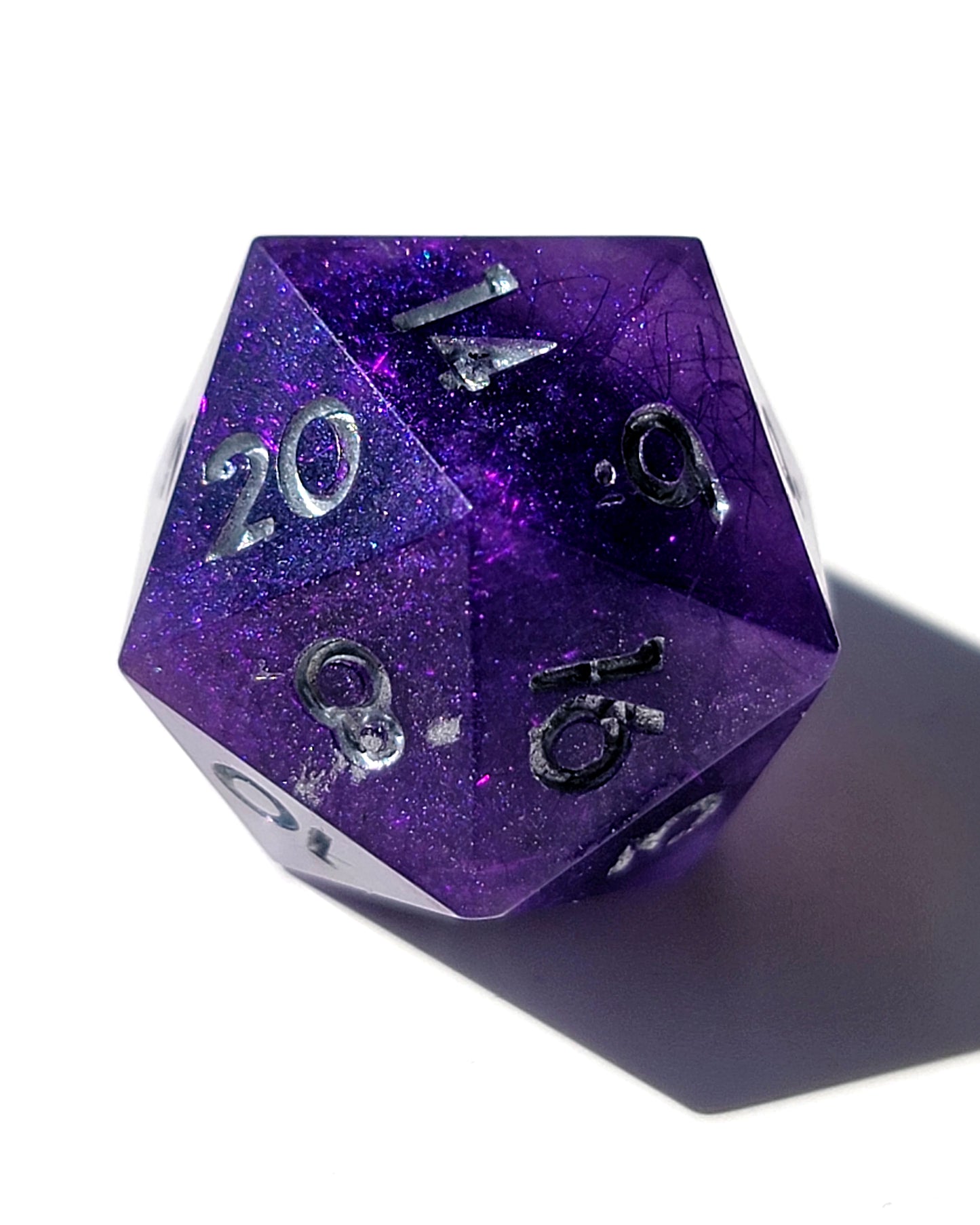 Dunamancy - Single D20 | Handmade resin dice | Handcrafted D&D Dice | Handmade Dungeons and Dragons Dice