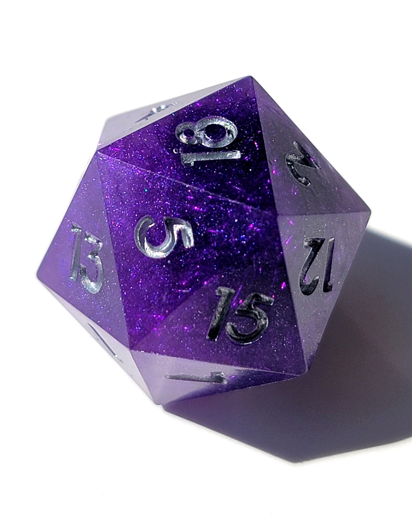 Dunamancy - Single D20 | Handmade resin dice | Handcrafted D&D Dice | Handmade Dungeons and Dragons Dice