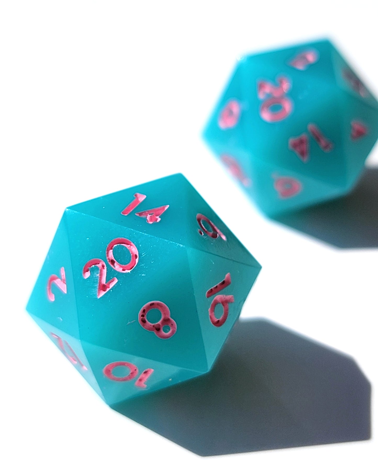 Sugar Rush -1 D20 | Handmade Dice | Hand Crafted Dungeons and Dragons Dice