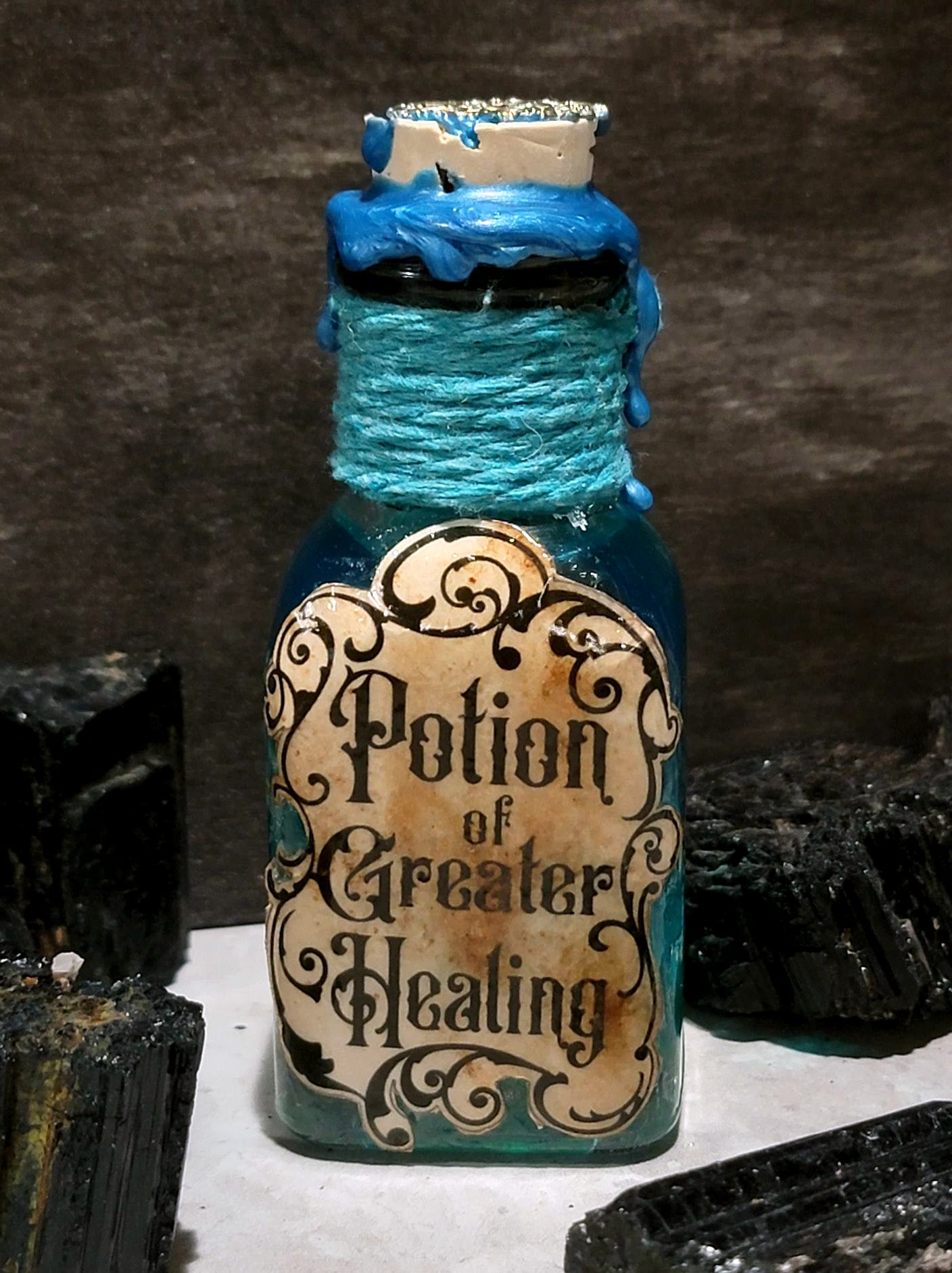 Potion of Greater Healing Small | Apothecary Potion | Potion decoration | DND Prop |