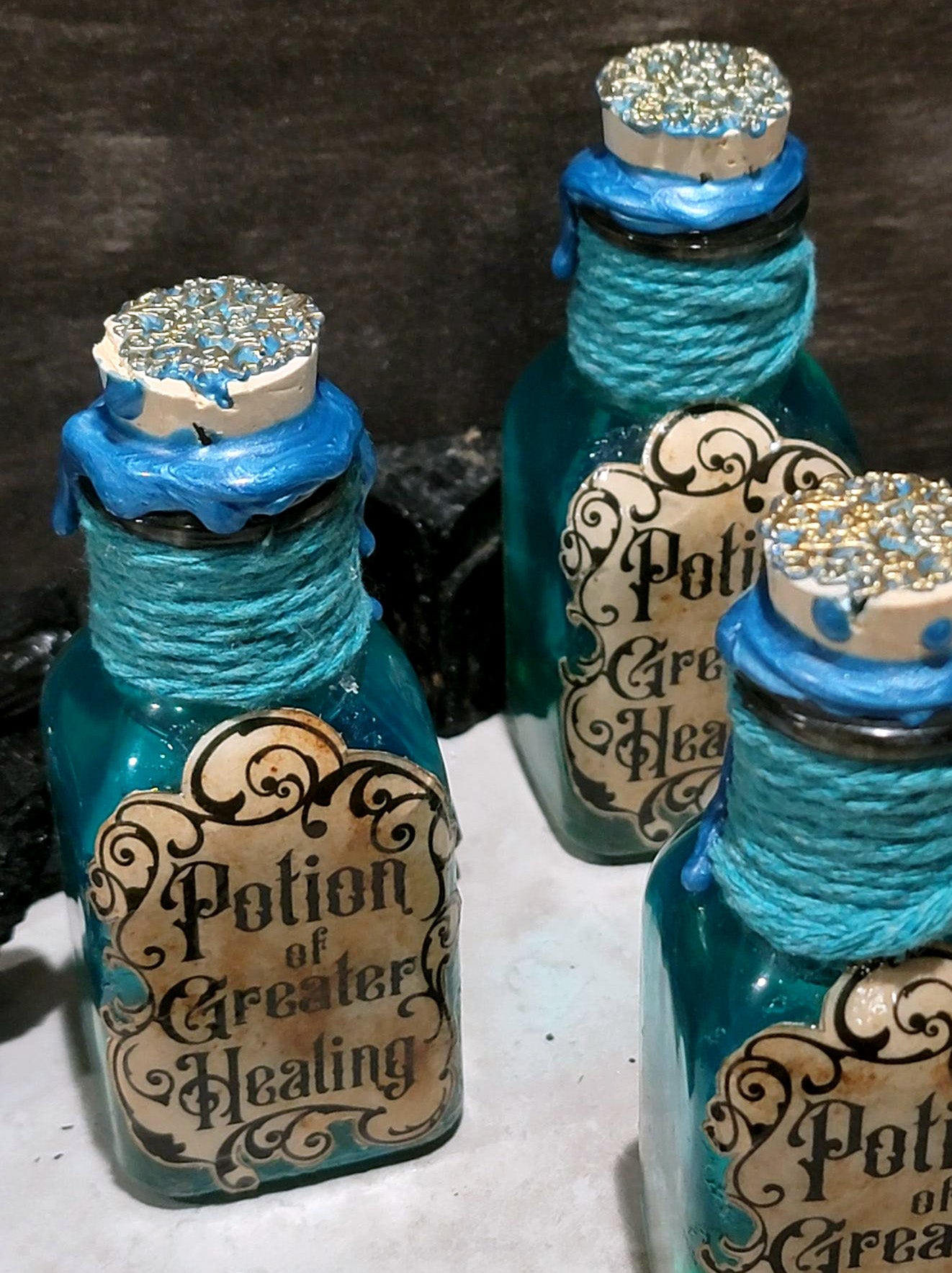 Potion of Greater Healing Small | Apothecary Potion | Potion decoration | DND Prop |