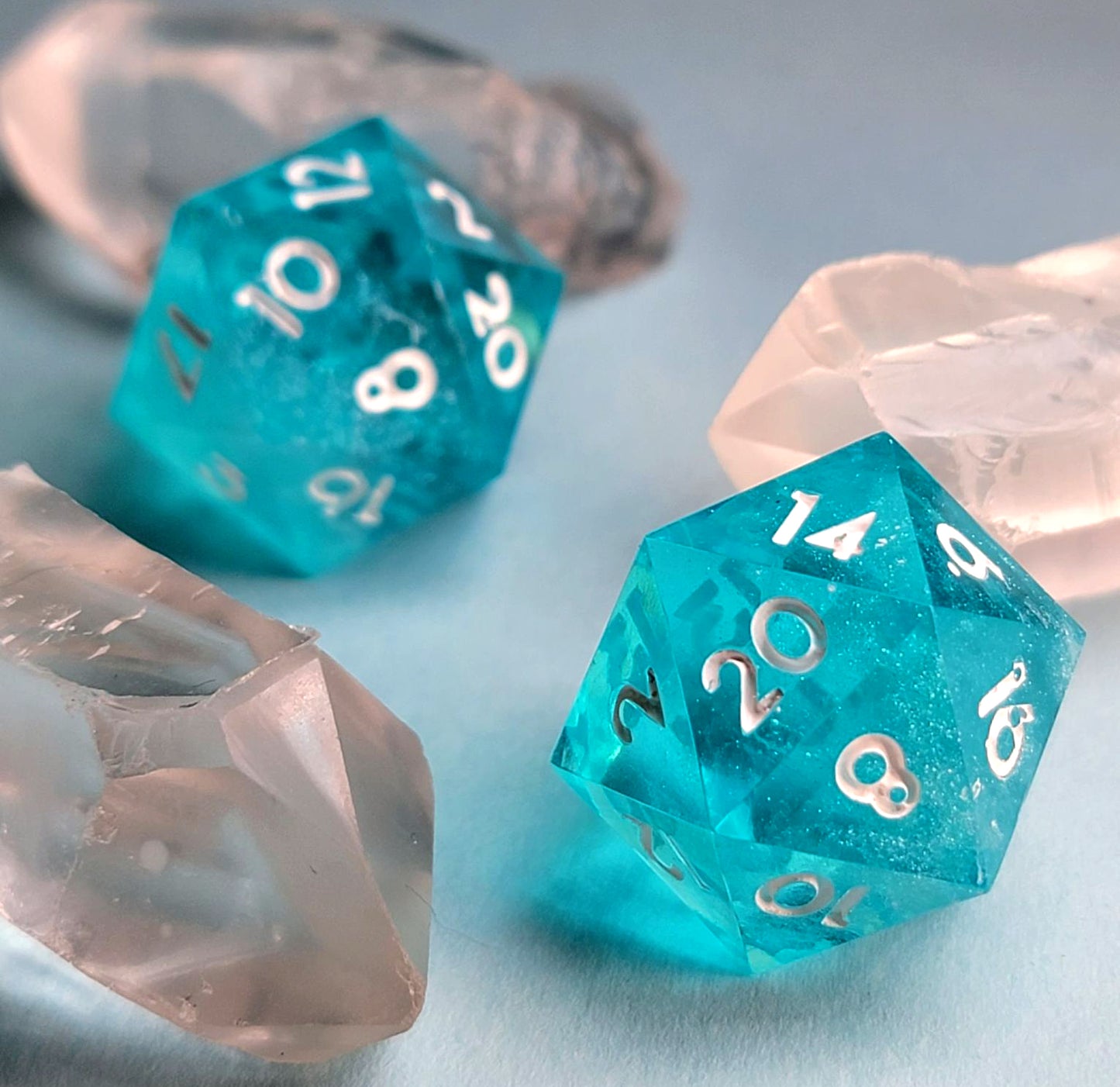 Eira -1 D20 | Handmade Dice | Hand Crafted Dungeons and Dragons Dice