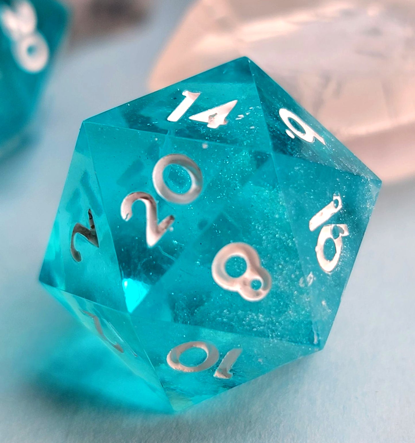 Eira -1 D20 | Handmade Dice | Hand Crafted Dungeons and Dragons Dice