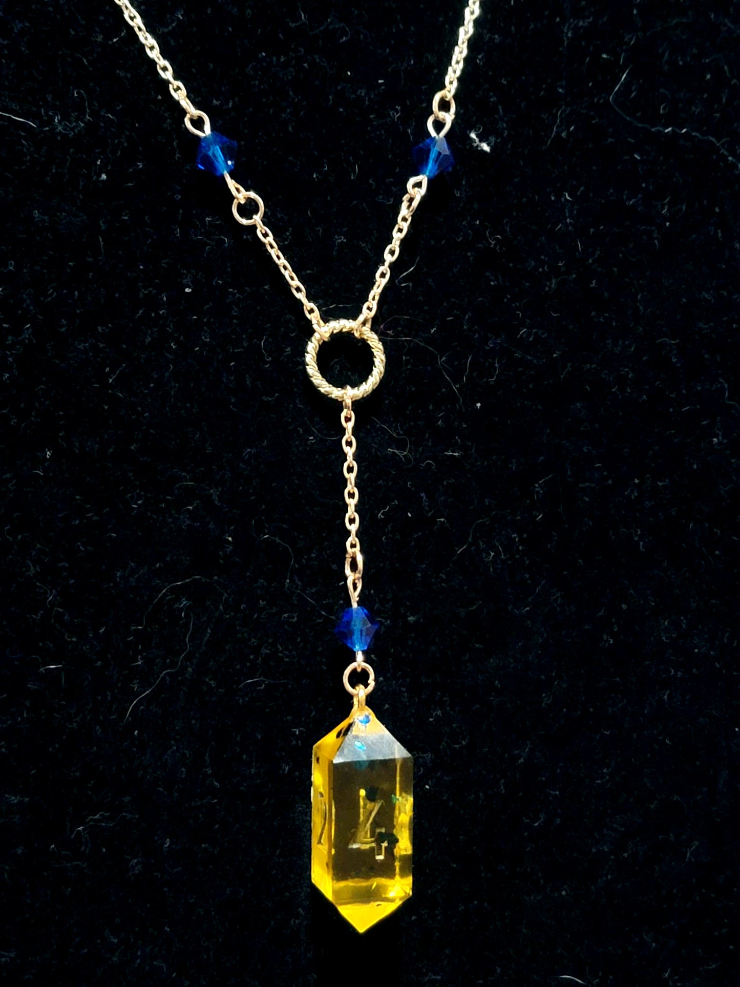 Damini - D4 Necklace | Handmade Dice Jewelry |