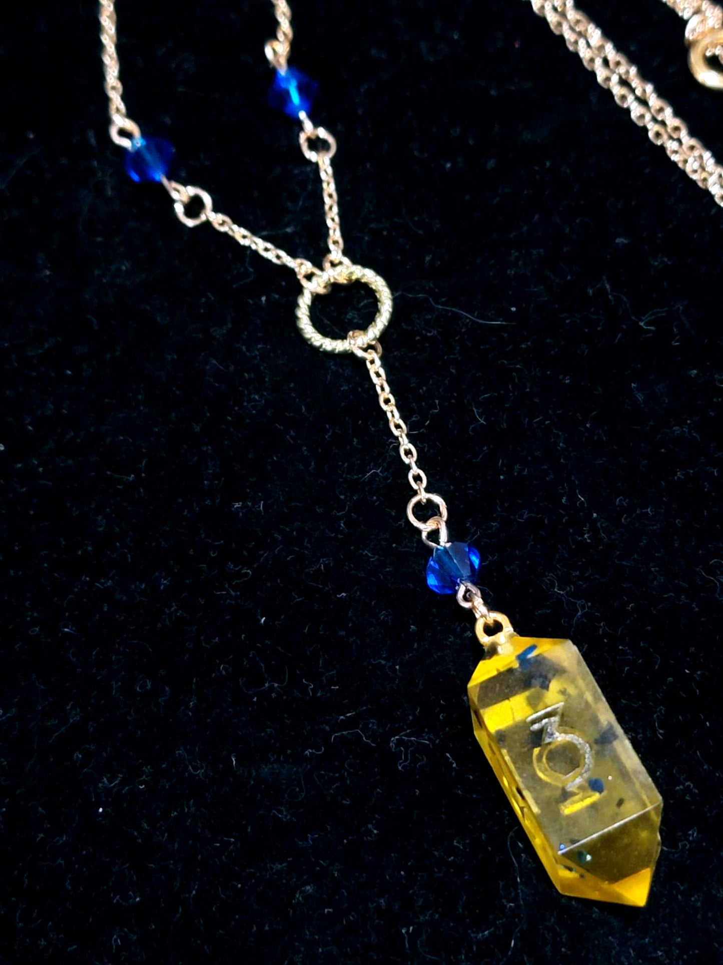 Damini - D4 Necklace | Handmade Dice Jewelry |