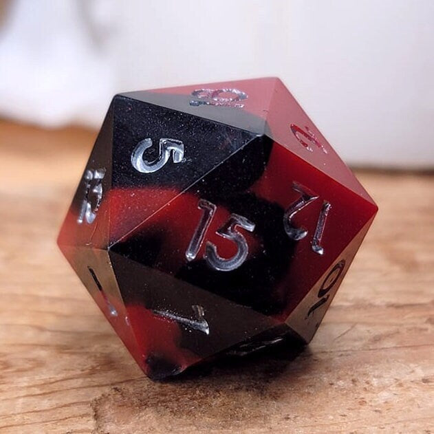 Unquenchable Pride - D20s | Handmade dice | Hand crafted DnD Dice