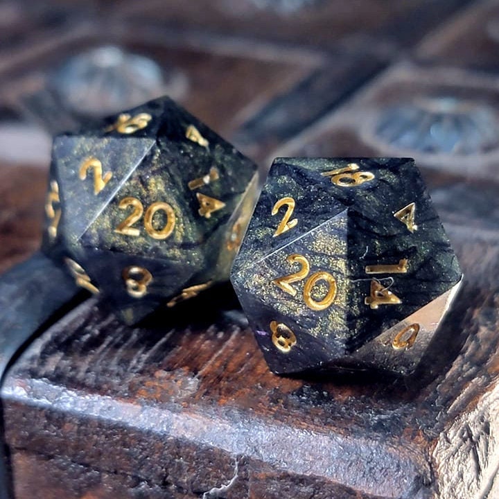 Nelka - Single D20 | Handcrafted D20 | Hand Made dungeons and dragons dice